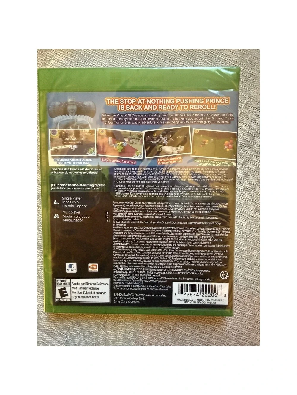 Katamari Damacy REROLL Xbox One Xbox Series X Brand New Factory Sealed